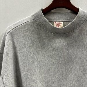 Champion Reverse Weave Warm Up Crewneck Sweatshirt Grey Medium